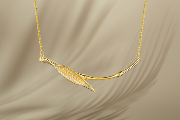 <center>18K Gold Plated Sterling Silver: Combining Luxury and Nature's Elegance</center>