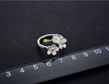 Forget-me-not Flower Ring II