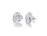 Camellia Flower Stud Earrings