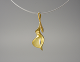 Calla Lily Flower Pendant