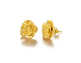 Camellia Flower Stud Earrings