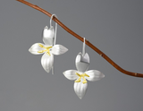 Elegant Flower Dangle Earrings