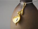Calla Lily Flower Pendant