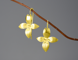 Elegant Flower Dangle Earrings