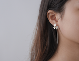 Forget-me-not Flower Dangle Earrings