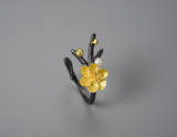Winter Blossom and Snow Flower Ring