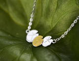 Water Lily Flower Necklace