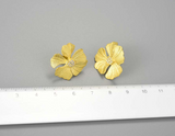 Peony Flower Stud Earrings