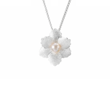 Delicate Begonia Flower Pendant