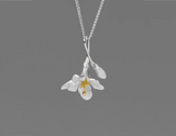 Freesia Flower Pendant