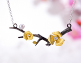 Plum Blossom Flower Necklace