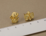 Phalaenopsis Orchid Stud Earrings