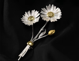 Chamomile in the Sun Brooch