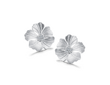 Peony Flower Stud Earrings