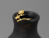 Winter Sweet Flowers and Buds Ring