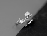 Winter Sweet Flowers and Buds Ring