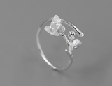 Winter Sweet Flowers and Buds Ring