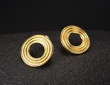 Retro Threaded Stud Earrings