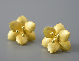 Elegant Flower Stud Earrings