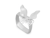 Vintage Hollowed-out Butterfly Ring