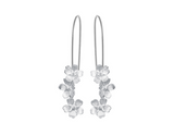 Forget-me-not Flower Long Dangle Earrings