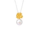 Camellia Flower Pendant Necklace