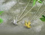 Swallow Pendant and Necklace