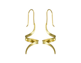 Asymmetrical Curve Dangle Earrings