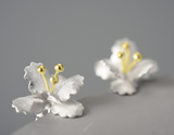 Elegant Flower Stud Earrings
