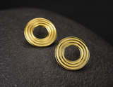 Retro Threaded Stud Earrings