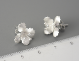 Elegant Flower Stud Earrings