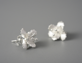 Elegant Flower Stud Earrings