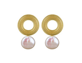 Vintage Baroque Pearl Dangle Earrings