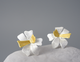 Flower Wedding Stud Earrings