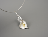 Calla Lily Flower Pendant