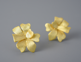 Flower Wedding Stud Earrings