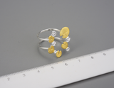 Water Lily Leaves Ring