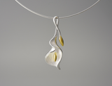 Calla Lily Flower Pendant