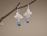 Phalaenopsis Flower Water-drop Removable Earrings