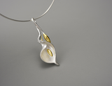 Calla Lily Flower Pendant