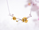 Plum Blossom Flower Necklace