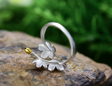 Forget-me-not Flower Ring II