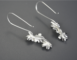 Forget-me-not Flower Long Dangle Earrings