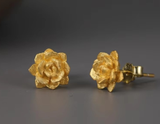 Succulent Plant Stud Earrings