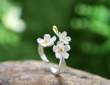 Forget-me-not Flower Ring II