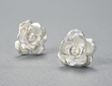 Camellia Flower Stud Earrings