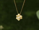 Delicate Begonia Flower Pendant
