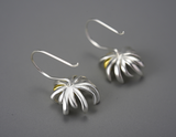 Chrysanthemum Flower Dangle Earrings