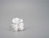 Large Peony Flower Ring