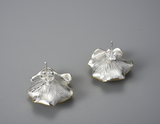 Curled Leaf Stud Earring